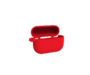 CELLY FUNDA DE SILICONA ESTUCHE AIRPODS PRO ROJA