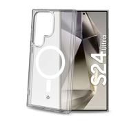 Celly Funda para Móvil Blanco Transparente Galaxy S24 Ultra