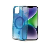 Celly Funda para Móvil iPhone 15 Plus Azul Transparente