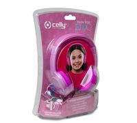 Celly - KidsBeat Auriculares Diadema Rosa