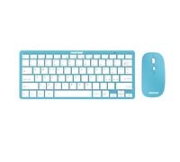 Celly kit teclado y raton wireless azul claro