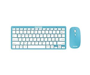 Celly Kit Teclado y Raton Wireless Azul Claro