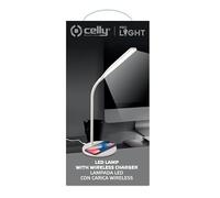 Celly - WLLIGHT10WWH cargador de dispositivo móvil Smartphone Blanco USB Cargador inalámbrico Interior