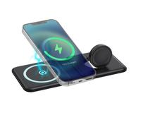 Celly - MAGFOLD2IN1 Smartphone, Reloj inteligente Negro USB Cargador inalámbrico Interior