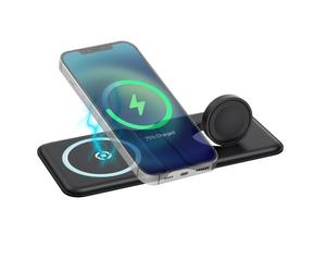 Celly magfold2in1 smartphone, reloj inteligente negro usb cargador ina
