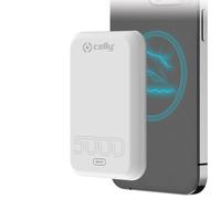 Celly - MAGPB5000EVOWH batería externa 5000 mAh Cargador inalámbrico Blanco