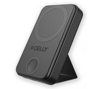 Celly - MAGPBW10000BK batería externa 10000 mAh Cargador inalámbrico Negro