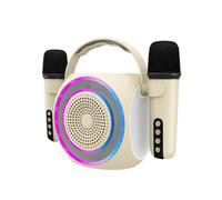 Celly PARTYMIC2WH Altavoz para fiestas 2 Microfonos inalambricos RGB