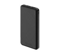 Celly PBE10000BK - Power Bank 10.000 mAh Carga rápida, Batería Externa portátil compacta con Doble Salida USB 2.1 A, Negro
