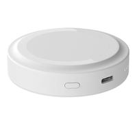 Celly, PowerBank Circle Compatible con tecnología Magsafe con Capacidad de 3000 mAh, con USB-C y Anillo magnético Incluido, Compatible con Smartphone, Carga rápida, Color Blanco