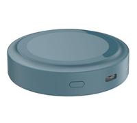 Celly, PowerBank Circle Compatible con tecnología Magsafe con Capacidad de 3000 mAh, con USB-C y Anillo magnético Incluido, Compatible con Smartphone, Carga rápida, Color Azul Marino