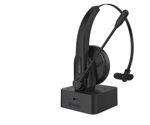 Celly SWHEADSETMONO Auriculares Inalámbrico Diadema Oficina/Centro de llamadas Bluetooth Base de carga Negro