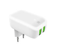 Celly tc2usbledwh cargador de dispositivo móvil universal blanco corr