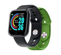Celly TRAINERBEAT Reloj Smartwatch Dos Correas Negro-Verde