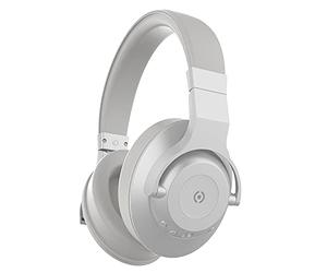 Celly ULTRABEATANCSV - Auriculares Bluetooth Over Ear con cancelación Activa del Ruido, Auriculares inalámbricos Grandes con micrófono Integrado, 16 Horas de autonomía, Plegables