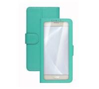 Celly unica view funda para teléfono móvil 12,7 cm (5') folio turque