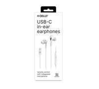 Celly Auriculares cable Usb-C Blanco
