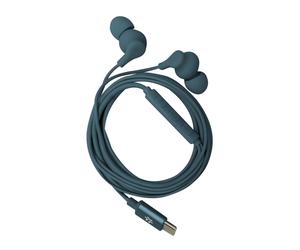 Celly - UP1600TYPECBL auricular y casco Auriculares Alámbrico Dentro de oído Llamadas/Música USB Tipo C Azul