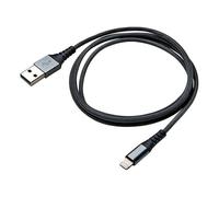 Celly USBLIGHTNYLBK Cable USB para cargar