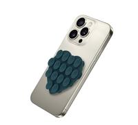 Celly, Ventosa en Forma de corazón para teléfono con ventosas de Silicona, Soporte para teléfono móvil, versátil, Color Azul, 7,5 x 6 cm