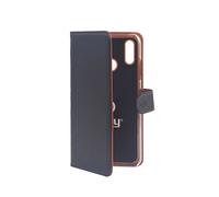 Celly wally funda para teléfono móvil 18,1 cm (7.12') folio negro