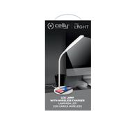 Celly Lámpara LED con Cargador Inalámbrico para Smartphones WLLIGHT10WWH