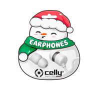 Celly xmasearsnowwh auricular y casco auriculares alámbrico dentro de