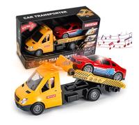CELMAN Coche de Remolque con Sonido y luz de Coche de Carreras, Multifuncional, camión, Empujar y IR, Juguete Regalo para niños 3, 4, 5, 6, 7, 8 años