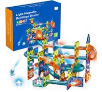 CELMAN Juego magnético de 110 Piezas, Bloques de construcción magnéticos para niños con luz LED y Accesorios, Bloques de construcción magnéticos, Juguetes educativos Stem a Partir de 3, 4, 5, 6, 7, 8
