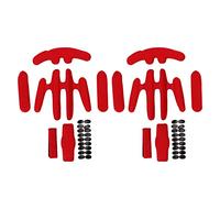 Celmets kit de almohadilla revestimiento de esponja suave y duradera con gancho y bucle para cascos de motocicleta para bicicletas eléctricas 2 juegos (Talla única)
