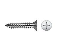 Celo 935387982 - Tornillo Rosca Chapa Din 7982 Cabeza Avellanada Impronta Ph Diámetro 3,5X38 Mm Cincado, 250 Unidades