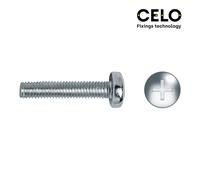 Celo 94157985 - tornillo rosca metrica alomado philips din 7985 m4x15