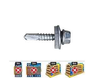 Celo 94825730116 - tornillo punta broca din 7301 cabeza hexagonal diá