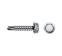 Celo 955327504K - Tornillo Punta Broca Din 7504K Cabeza Hexagonal Diámetro 5,5X32 Mm Cincado, 250 Unidades
