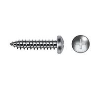 Celo 955707981 - Tornillo Rosca Chapa Din 7981 Cabeza Alomada Impronta Ph Diámetro 5,5X70 Mm Cincado, 100 Unidades