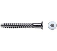 Celo Tornillo ensamblaje para madera 9750Ene Cabeza Allen 7x50 mm Cincado 250 unidades