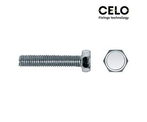 Celo 9860933 - tornillo rosca metrica cabeza hexagonal din 933 m8x60 z