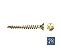 Celo Tornillo para madera Velox 9B3540Vlox200 - Rosca completa, 3,5x40 mm, bicromatado, 200 unidades