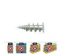 CELO 9GKDPZ - Taco de nylon de fijación directa cartón yeso GKD con tornillo PZ 3-4,5x40 mm (Envase 50 ud)