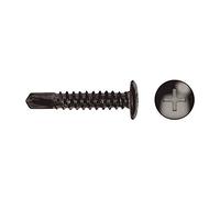 Celo 9N4213Fst - Tornillo Punta Broca Fst Cabeza Baja Impronta Ph Diámetro 4,2X13 Cincado, Color Negro, 500 Unidades