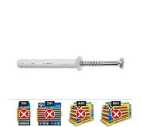 Celo Din np Tacos golpe ø5 x 25 mm + tornillos ø5 x 35 mm cabeza plana, caja 200 uds