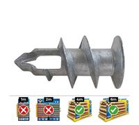 Celo GKDZ Taco Metálico para Placa de Yeso Ø4-5 x 37mm (Caja 100 Unidades)