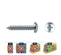 Celo Tornillo Chapa Alomada Philips Din 7981 3,9x19mm Zincado Caja 500 Unidades