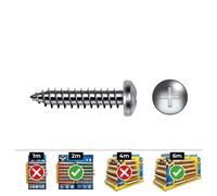 Celo Tornillo Chapa Alomada Philips DIN 7981 5,5x32mm Zincado Caja 250 Unidades