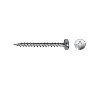 Celo Tornillo Madera Velox B, Caja 500 unidades, Rosca Completa Alomado Impronta Pz2, 4.5 x 35 mm Zincado