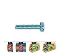 Celo Tornillo Metrica Alomado Philips DIN/REF 7985 Ø5x20mm Zincado Caja 250 Unidades