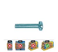 Celo Tornillo Metrica Alomado Philips DIN/REF 7985 Ø5x25mm Zincado Caja 250 Unidades