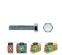 Celo Tornillo Métrica Hexagonal Din 933 Ø5x20mm Zincado Caja 250 Unidades