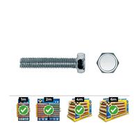 Celo Tornillo Métrica Hexagonal DIN 933 Ø8x40mm Zincado Caja 75 Unidades