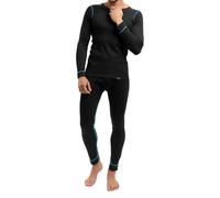 Celodoro CFLEX - Set de Ropa térmica y para esquí para Hombre - Camiseta y pantalón - Tecnología POLARDRY - Negro/Azul - Medium